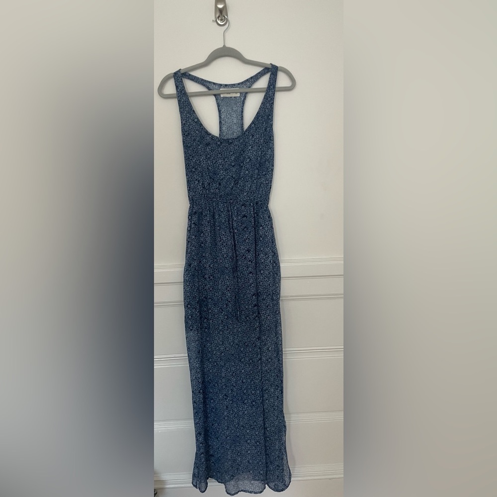 Abercrombie Blue Maxi Racerback Dress